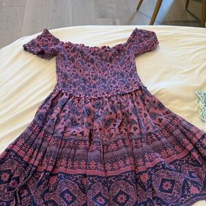 REVOLVE Off-Shoulder Mini Dress - Pink and Purple